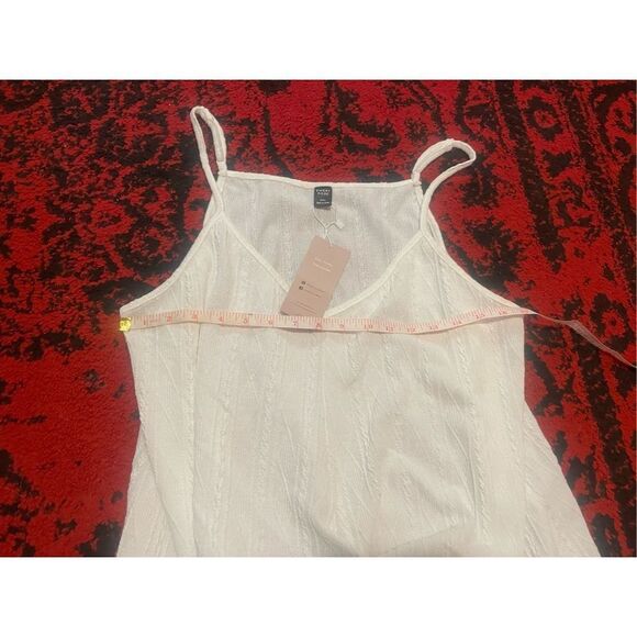 NEW Womens White Strappy Tank TOP SZ XXL Emery Rose Tags - Picture 5 of 7